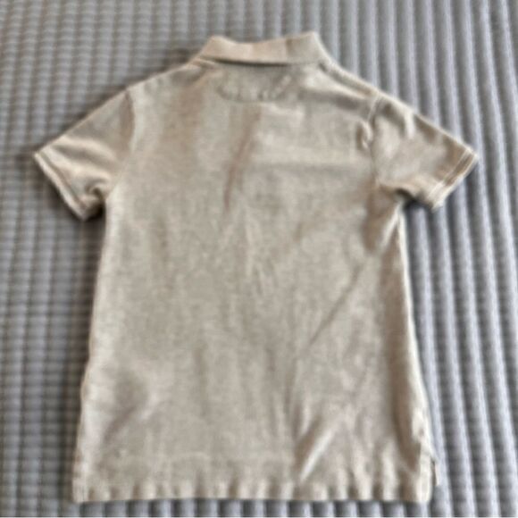 Polo Ralph Lauren Grey Two Button Polo w/ Polo Bear Kicking Rugby Ball Size 7 - Picture 8 of 10